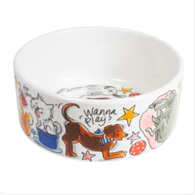 Blond Amsterdam Futterschale Hundeliebe 15.5X15.5X7 CM